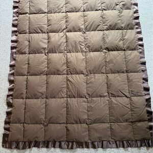 The Company Store Brown Down Throw